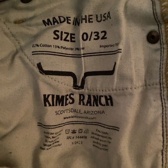 Kimes Ranch Dark Blue Straight Jeans - Picture 3 of 3